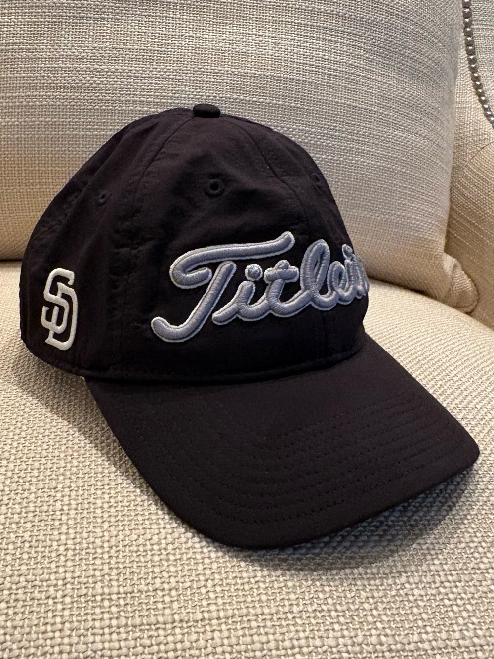 Titleist Mens Navy 47 Hat w SD Collab / 3D Raised Embroidery/ Adjustable